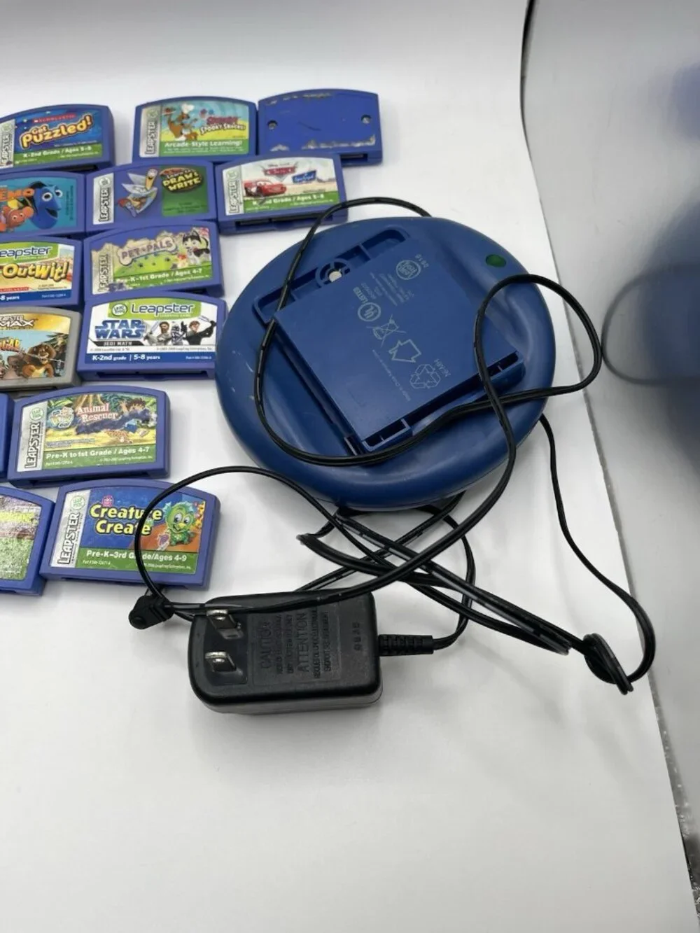 LeapFrog Leapster2 & Original Leapster Bundle w/ 20 Games Camera Dock FOR PARTS
